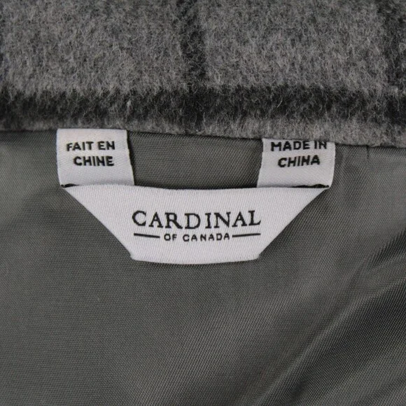 Cardinal of Canada NWT Wool Blend Duffle Coat Size M (40) US McBride In Gray